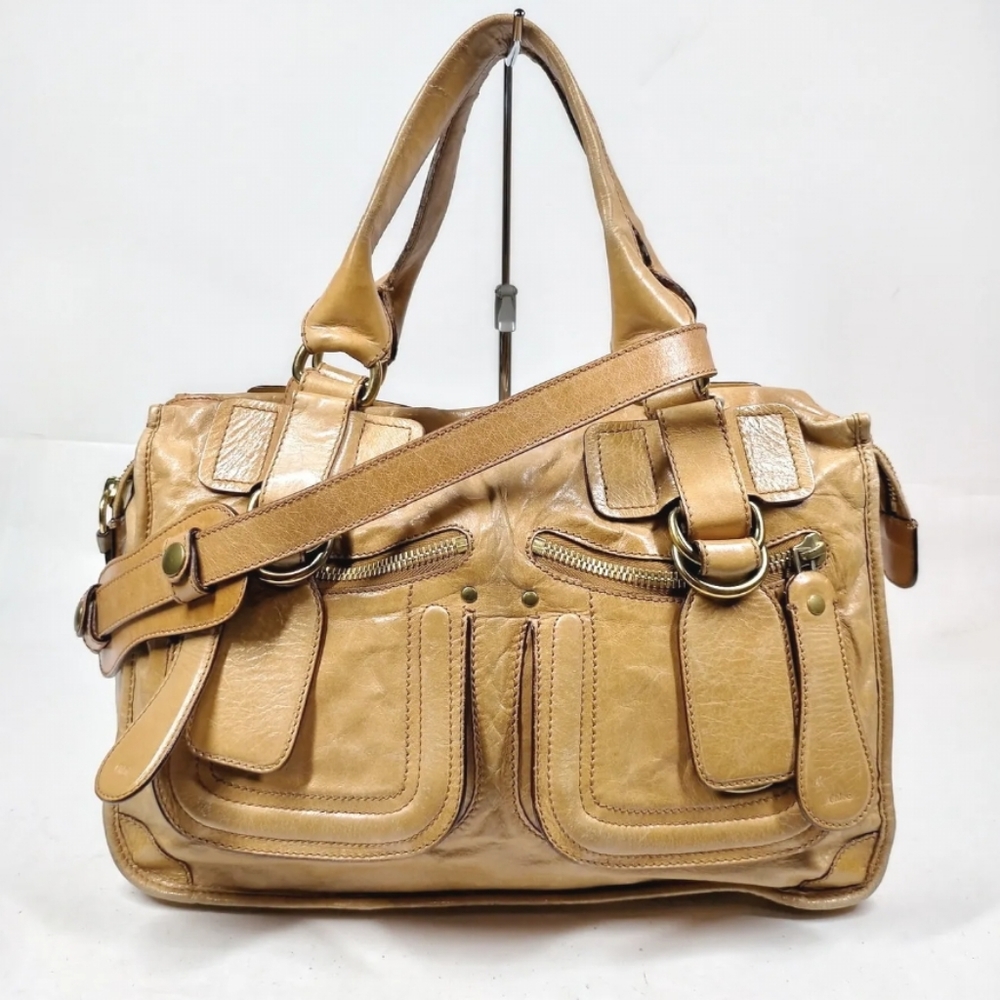 Chloe Tan Leather Tote